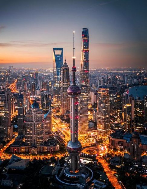 上海陆家嘴金融区摩天楼 上海中心 爱上海现代地标